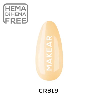 Makear Rubber Base CRB19 Nude Yellow 8ml