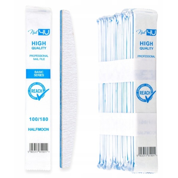 Nail4U Pilniki Basic 100/180 25szt