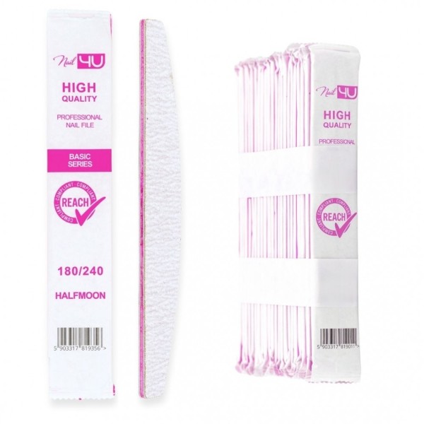 Nail4U Pilniki Basic 180/240 25szt