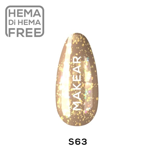 Makear Lakier Hybrydowy S63  8ml
