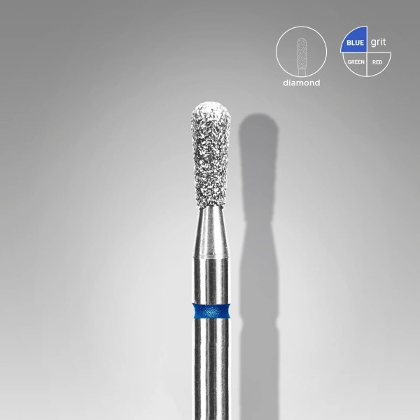 Staleks frez diamentowy zapałka niebieski średnica 2,3mm/cześć robocza 5mm