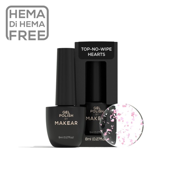 Makear Top No Wipe Hearts 8ml