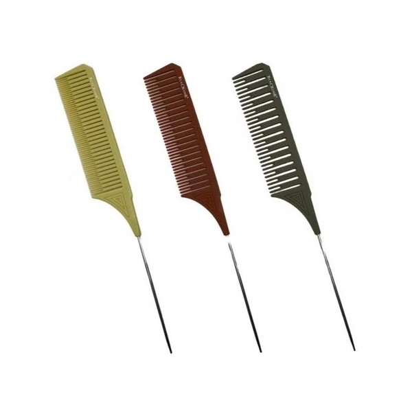 BlacKomb komplet grzebieni do pasemek 3szt DGZ002