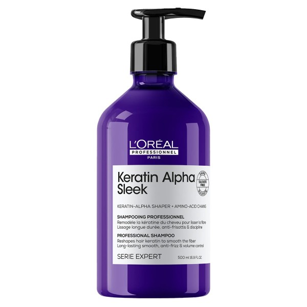 Loreal Keratin Alpha Sleek Szampon 500ml