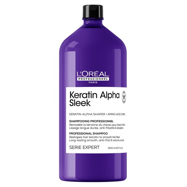 Loreal Keratin Alpha Sleek Szampon 1500ml