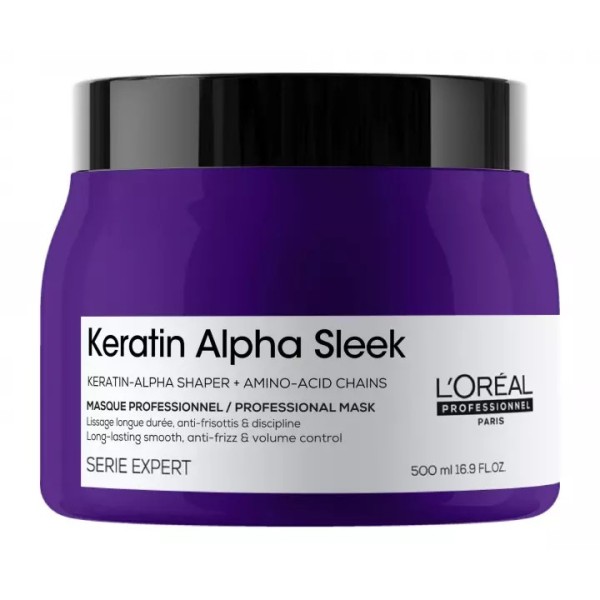 Loreal Keratin Alpha Sleek Maska 500ml
