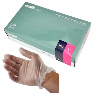 Zarys rękawiczki winylowe S