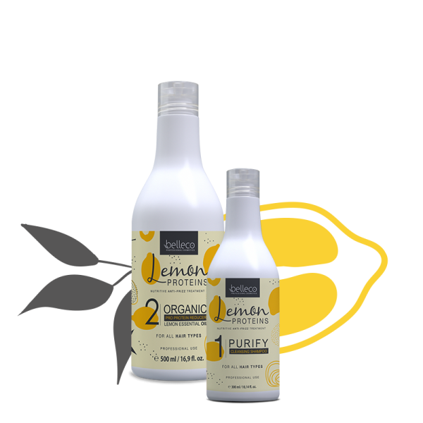 Belleco limonkowe proteiny zestaw mały