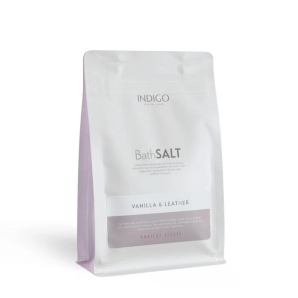 Indigo sól do kąpieli Vanilla & Leather 700g