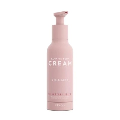 Indigo Hand&Body Cream StrawberryPeachShimmer140ml