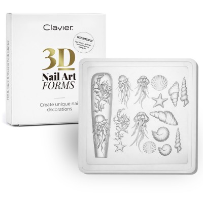 Clavier silikonowa forma do zdób 3D 6