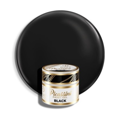 Boska Nails Picassini Paint Gel Black 5ml