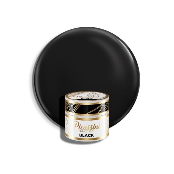 Boska Nails Picassini Paint Gel Black 5ml