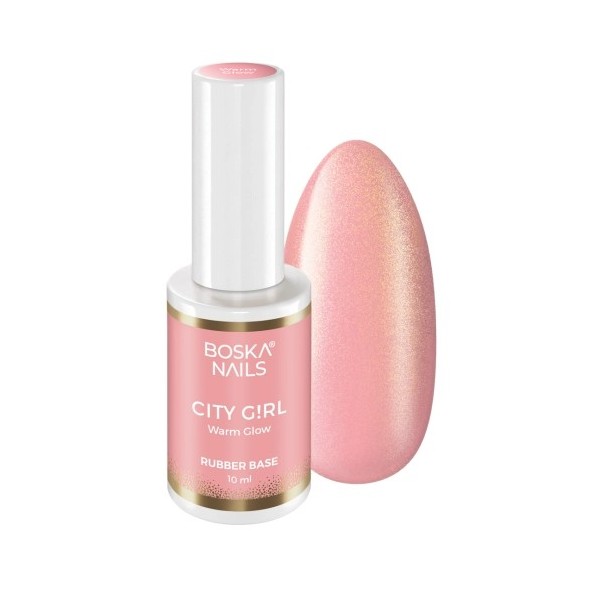 Boska Nails Rubber Base Warm Glow 10ml