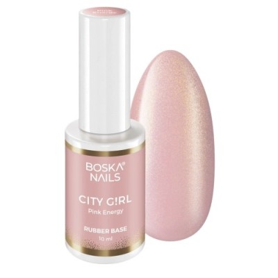 Boska Nails Rubber Base Pink Energy 10ml