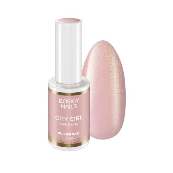 Boska Nails Rubber Base Pink Energy 10ml